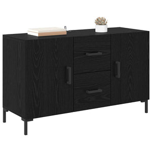 Credenza Rovere Nero 100 x 36 x 60 cm Legno multistrato 882480