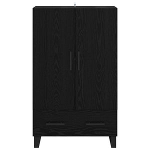 Credenza Rovere Nero 69,5 x 30 x 115 cm Legno multistrato 882498