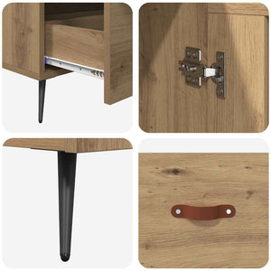 Credenza con cassetto Rovere artigianale 69,5 x 31 x 115 cm 882506