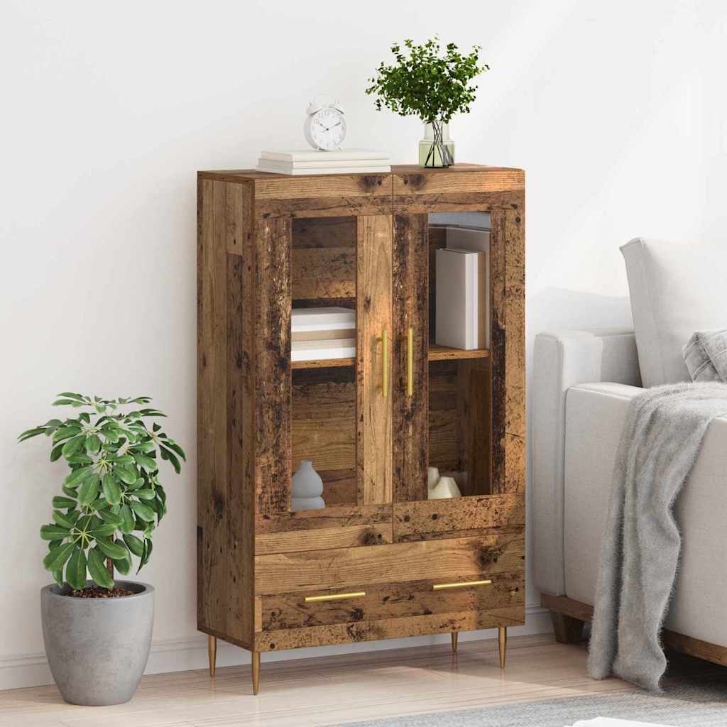 Credenza con cassetto Legno vecchio 69,5 x 31 x 115 cm 882514