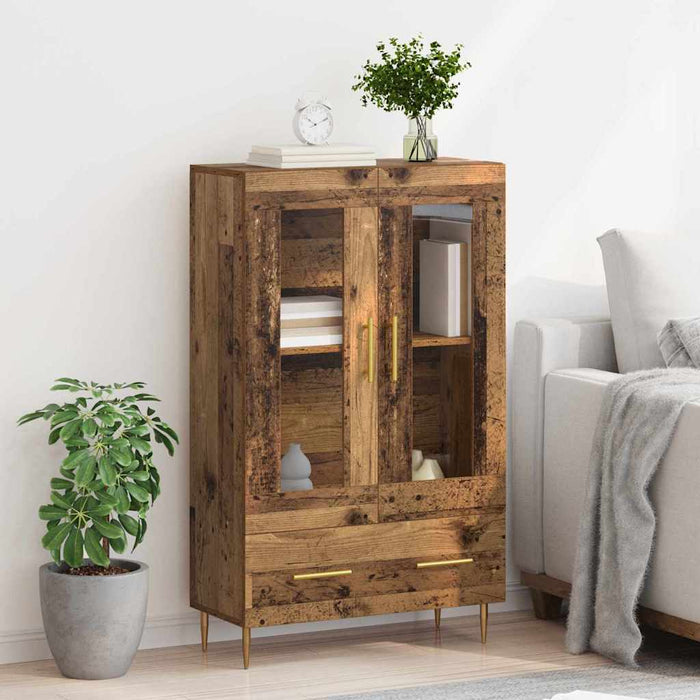 Credenza con cassetto Legno vecchio 69,5 x 31 x 115 cm 882514