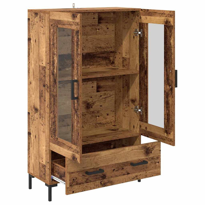 Credenza-Buffet-Armadio da cucina Legno vecchio 69,5 x 31 x 115 cm Legno multistrato 790369