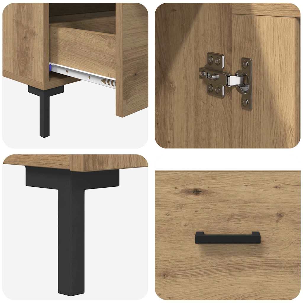 Credenza con cassetto Rovere artigianale 69,5 x 31 x 115 cm 882524