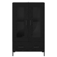 Credenza Rovere Nero 69,5 x 31 x 115 cm Legno multistrato 882525