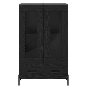 Credenza con cassetto Corona Rovere Nero 69,5 x 31 x 115 cm 882534