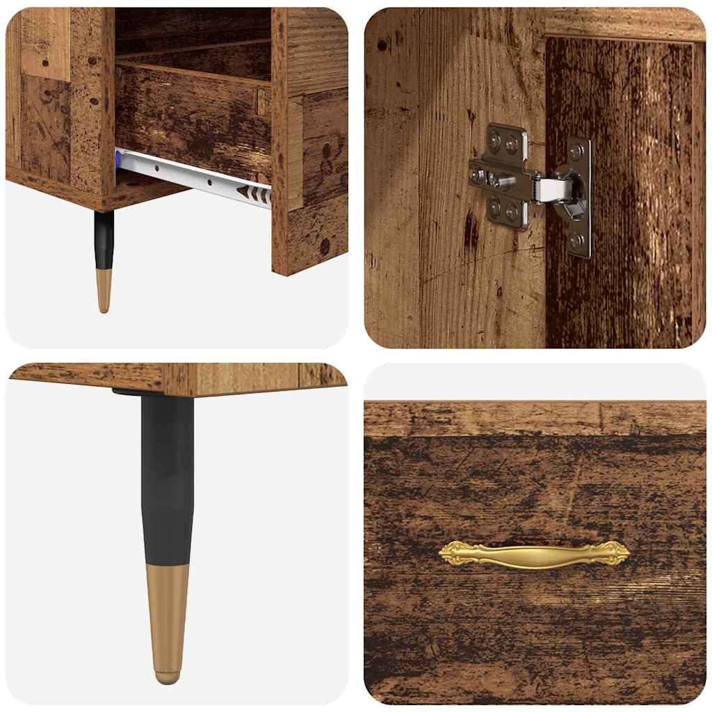 Credenza-Buffet-Armadio da cucina Legno vecchio 69,5 x 31 x 115 cm Legno multistrato 787427