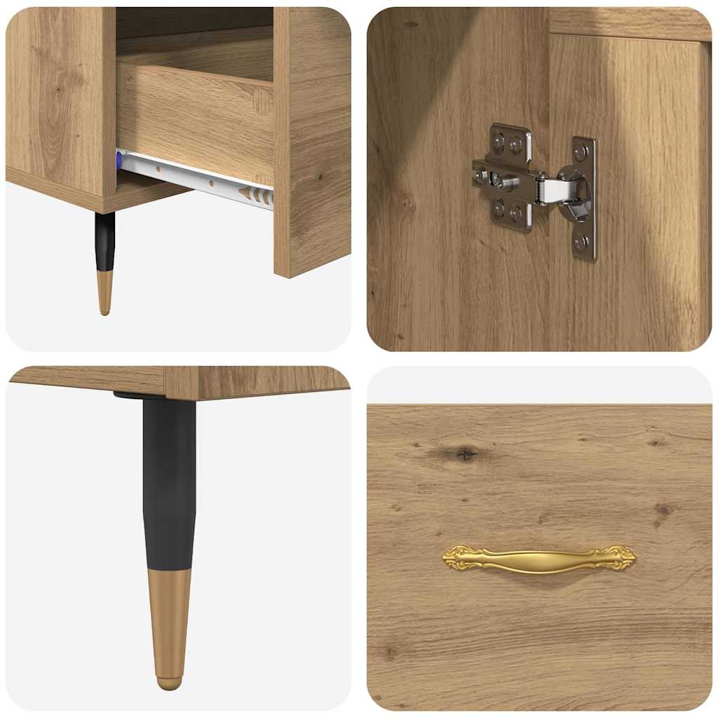 Credenza con cassetto Rovere artigianale 69,5 x 31 x 115 cm 882551