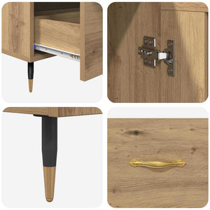 Credenza con cassetto Rovere artigianale 69,5 x 31 x 115 cm 882551