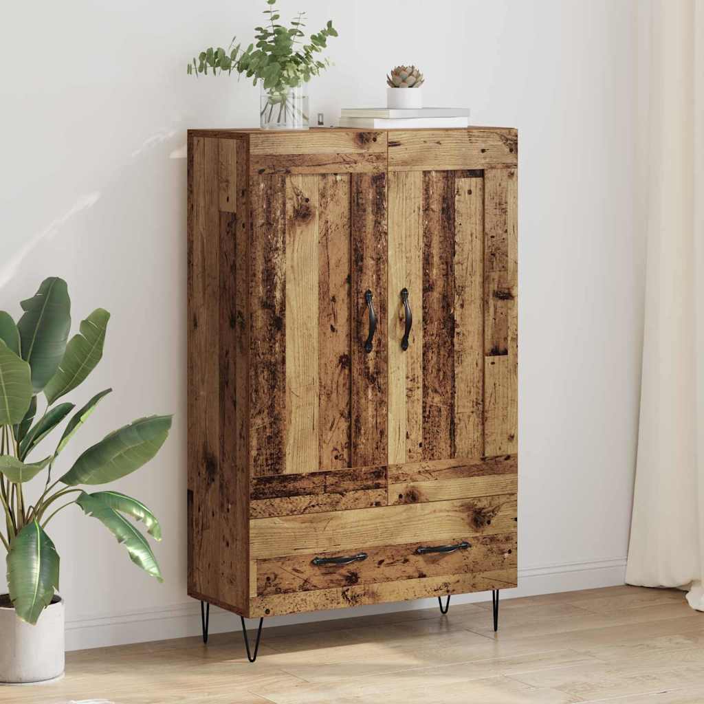 Credenza-Buffet-Armadio da cucina Legno vecchio 69,5 x 31 x 115 cm Legno multistrato 790987