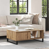 Tavolino da salotto rovere artigianale 90 x 60 x 35 cm 882590