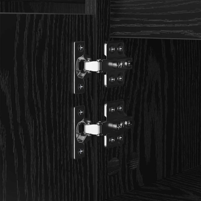 Tavolino da salotto Rovere nero 104 x 60 x 35 cm 882594