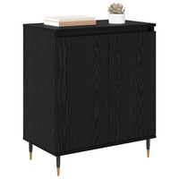 Credenza Rovere Nero 60 x 35 x 70 cm Legno multistrato 882597