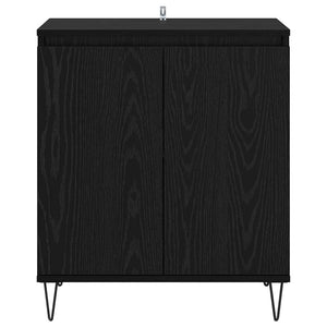Credenza Rovere Nero 60 x 35 x 70 cm Legno multistrato 882600