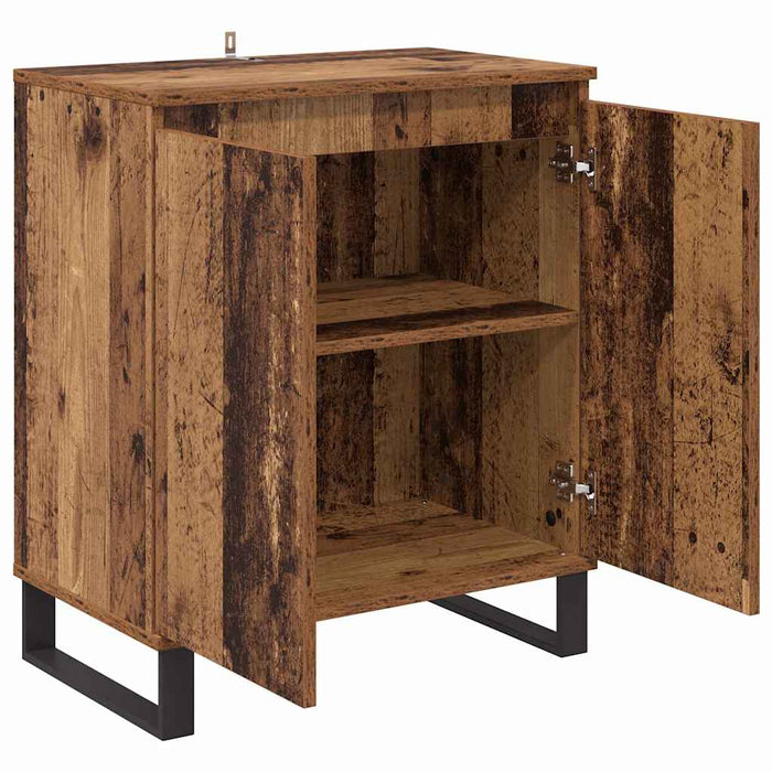 Credenza-Buffet-Armadio da cucina Legno vecchio 60 x 35 x 70 cm Legno multistrato 339674