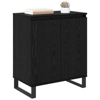 Credenza Rovere Nero 60 x 35 x 70 cm Legno multistrato 882603