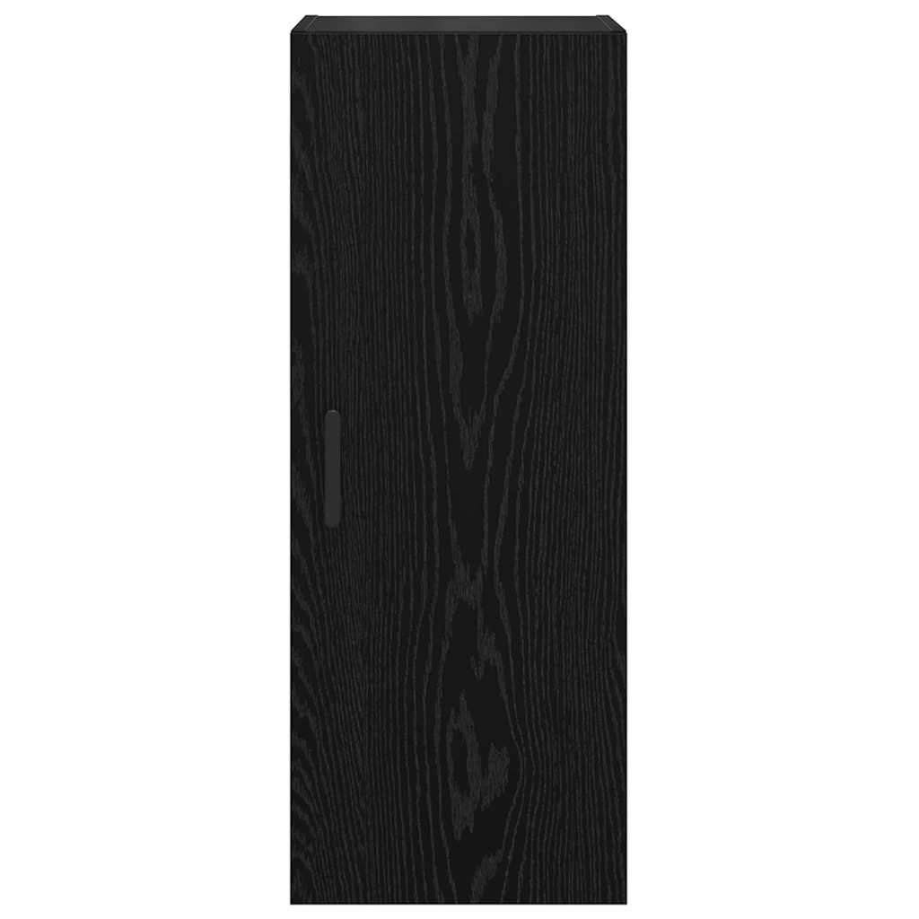 Pensile Rovere Nero 34,5 x 34 x 90 cm Legno multistrato 882609