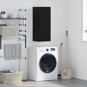 Pensile Rovere Nero 34,5 x 34 x 90 cm Legno multistrato 882612