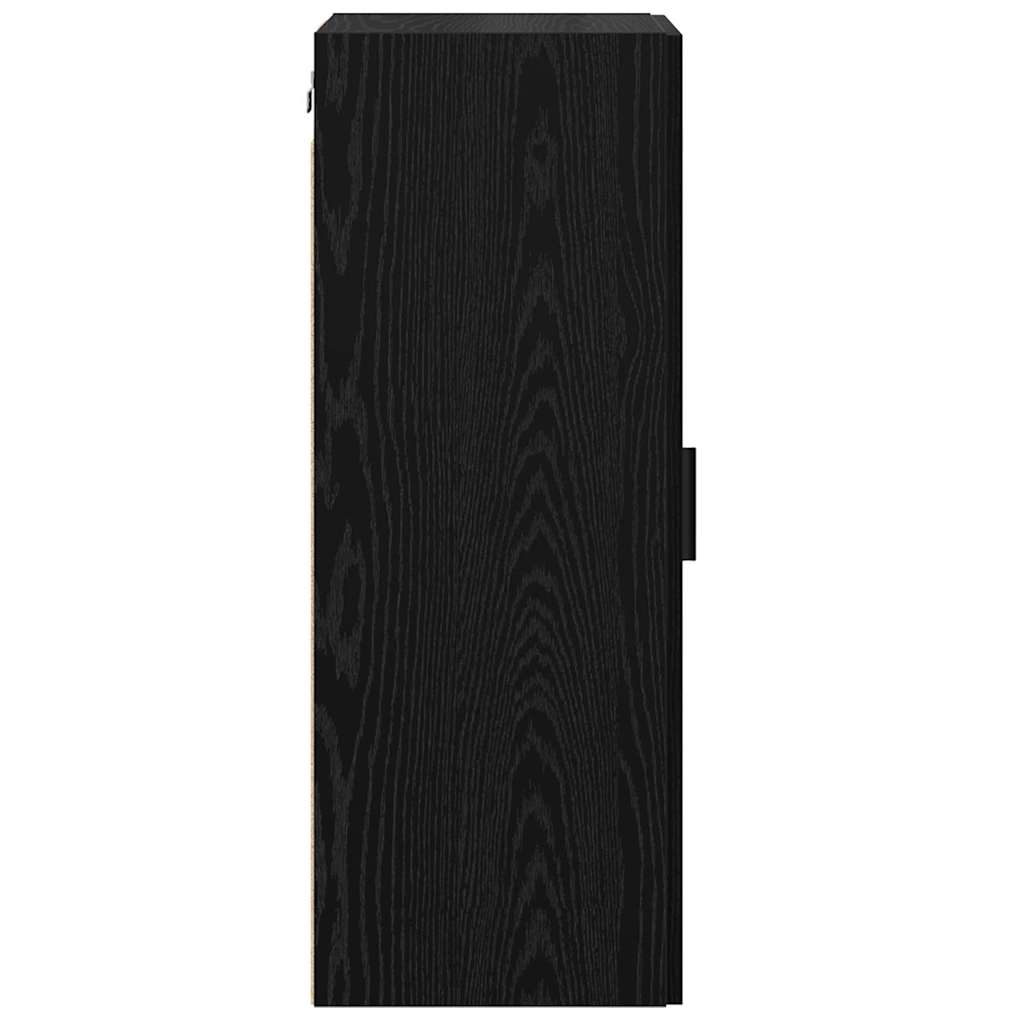 Pensile Rovere Nero 34,5 x 34 x 90 cm Legno multistrato 882612