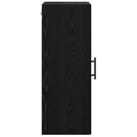 Pensile Rovere Nero 34,5 x 34 x 90 cm Legno multistrato 882615