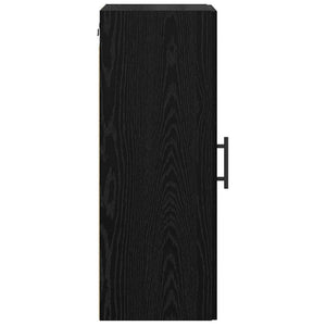 Pensile Rovere Nero 34,5 x 34 x 90 cm Legno multistrato 882615