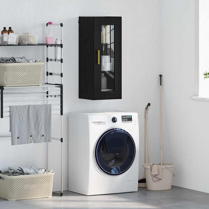 Pensile Rovere Nero 34,5 x 34 x 90 cm 882618