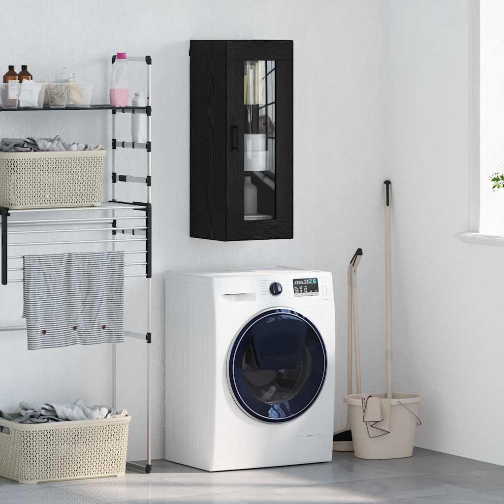 Pensile Rovere Nero 34,5 x 34 x 90 cm 882621