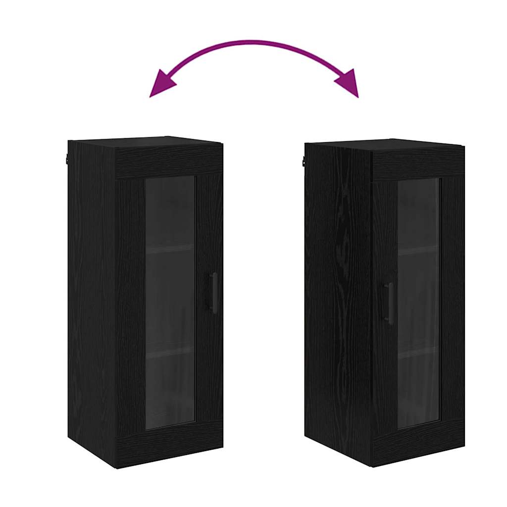 Pensile Rovere Nero 34,5 x 34 x 90 cm 882621