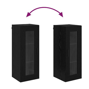 Pensile Rovere Nero 34,5 x 34 x 90 cm 882624