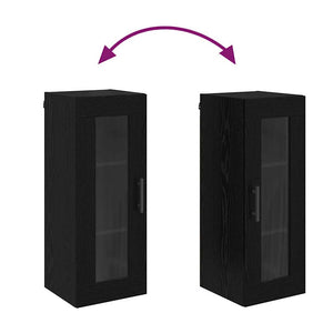 Pensile Rovere Nero 34,5 x 34 x 90 cm 882627