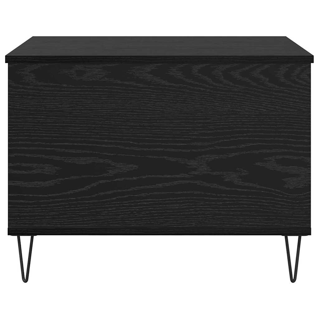 Tavolino da Salotto-Tavolino da soggiorno-Tavolo Rovere Nero 60 x 44,5 x 45 cm 857584