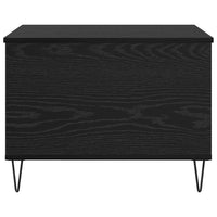 Tavolino da Salotto-Tavolino da soggiorno-Tavolo Rovere Nero 60 x 44,5 x 45 cm 857584