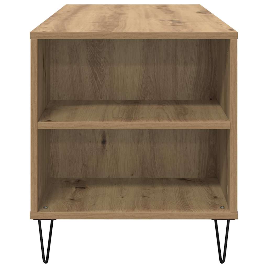 Tavolino da Salotto-Tavolino da soggiorno-Tavolo Rovere artigianale 102 x 44,5 x 50 cm 956466