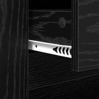 Tavolino da salotto Rovere Nero 102 x 44,5 x 50 cm 882698