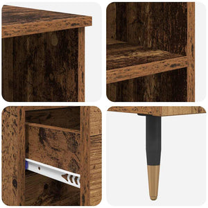 Credenza Legno vecchio 40 x 36 x 110 cm Legno multistrato 882732