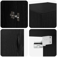 Pensile Rovere Nero 69,5 x 34 x 90 cm 882746