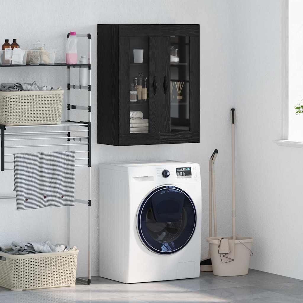 Pensile Rovere Nero 69,5 x 34 x 90 cm 882746