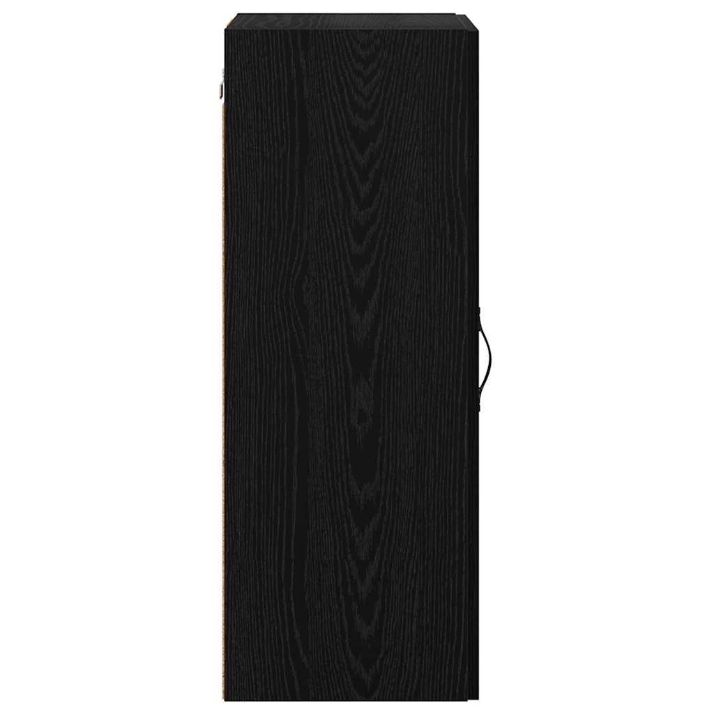 Pensile Rovere Nero 34,5 x 34 x 90 cm Legno multistrato 882749