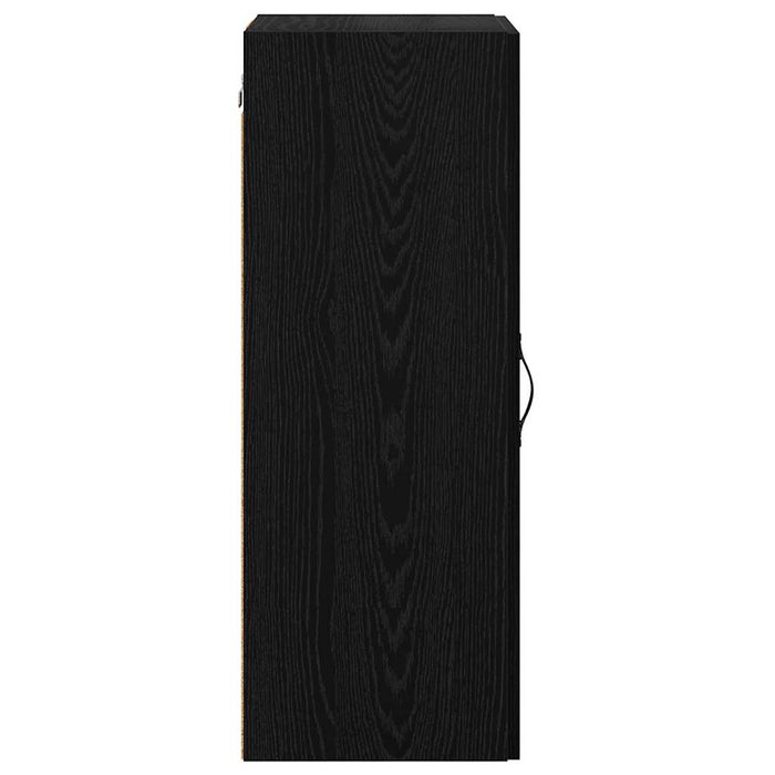 Pensile Rovere Nero 34,5 x 34 x 90 cm Legno multistrato 882749