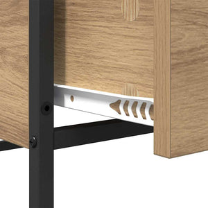 Tavolino da salotto rovere artigianale 100 x 51 x 45 cm 882765