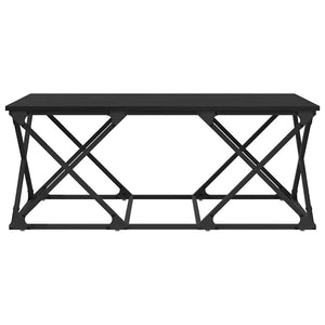 Tavolino da salotto Rovere nero 100 x 49 x 40 cm 882768