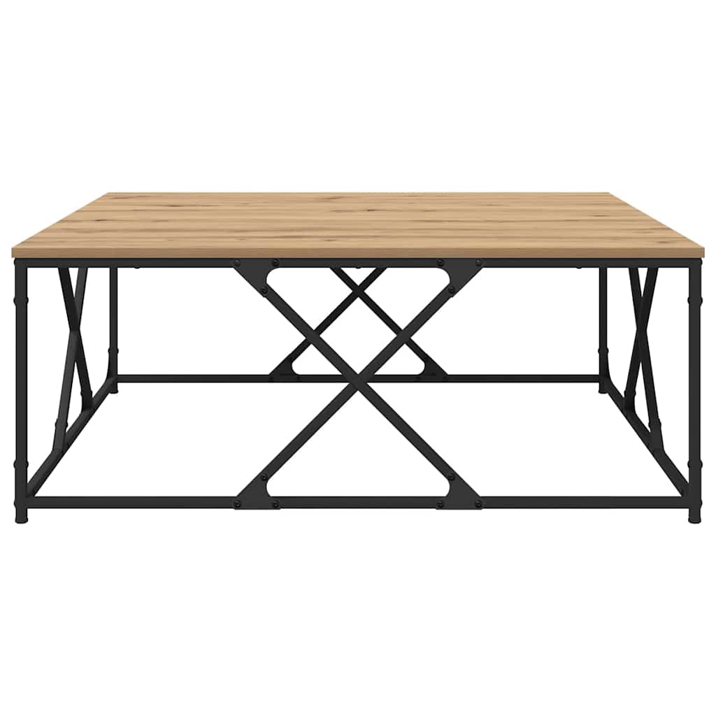 Tavolino da salotto rovere artigianale 100 x 100 x 40 cm 882770