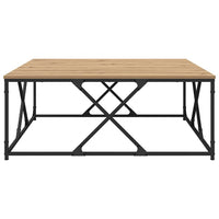 Tavolino da salotto rovere artigianale 100 x 100 x 40 cm 882770