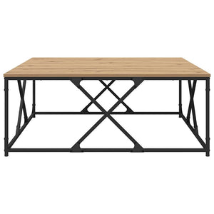 Tavolino da salotto rovere artigianale 100 x 100 x 40 cm 882770