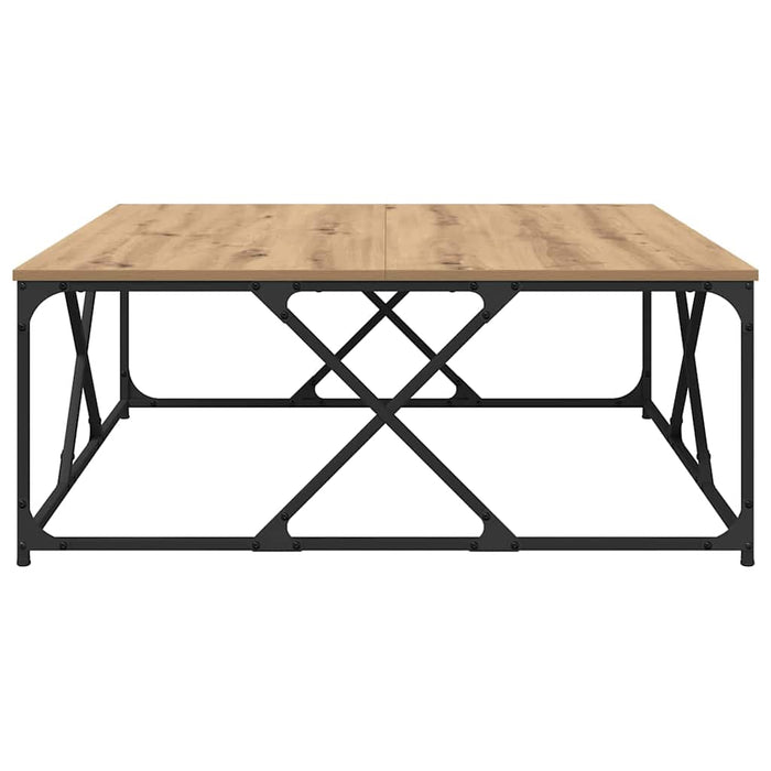 Tavolino da Salotto-Tavolino da soggiorno-Tavolo Rovere artigianale 100 x 100 x 40 cm 350810