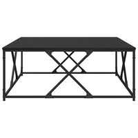 Tavolino da salotto Rovere nero 100 x 100 x 40 cm 882771