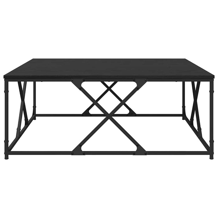 Tavolino da salotto Rovere nero 100 x 100 x 40 cm 882771