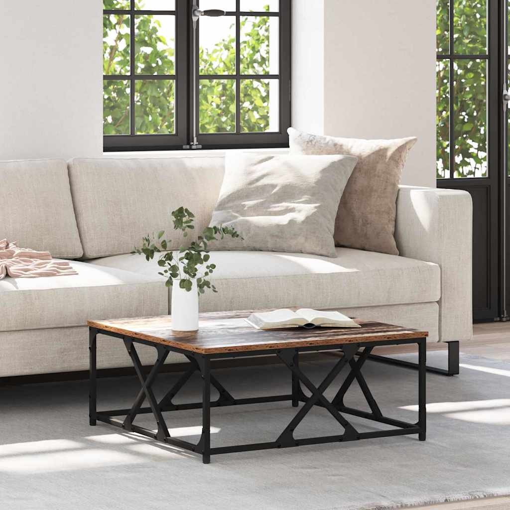 Tavolino da salotto Legno vecchio 70 x 70 x 30 cm 882772