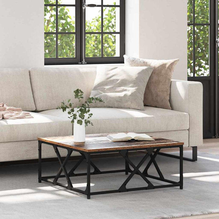 Tavolino da salotto Legno vecchio 70 x 70 x 30 cm 882772