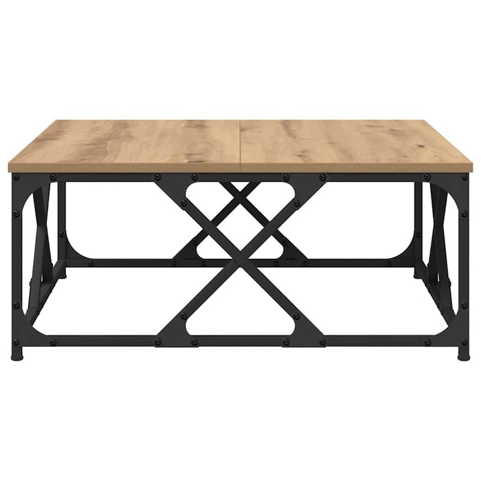 Tavolino da salotto rovere artigianale 70 x 70 x 30 cm 882773