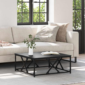 Tavolino da salotto Rovere nero 70 x 70 x 30 cm 882774